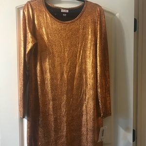 NYE LLR LuLaRoe Elegant Debbie dress XL